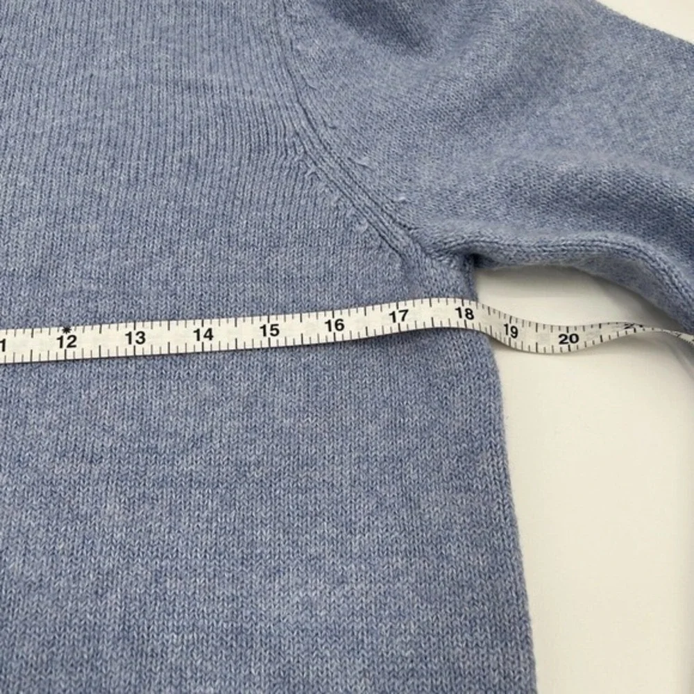Universal Thread Sweater 1/4 Zip Puff Sleeve Mock Neck Pullover - Picture 9 of 10
